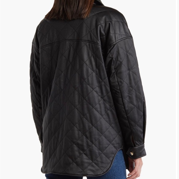 VIGOSS WOMEN’s FAUX LEATHER QUILTED JACKET SIZE M - Picture 3 of 10